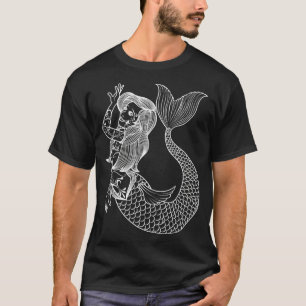 MERMAID TATTOO  Vintage Mermaid Art Gift For Women T-Shirt