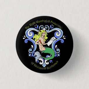Mermaid Tavern (Colour) 3 Cm Round Badge