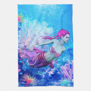 Mermaid Tea Towel