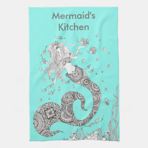 Mermaid Tea Towel