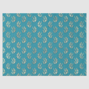Mermaid Teal Tissue Paper