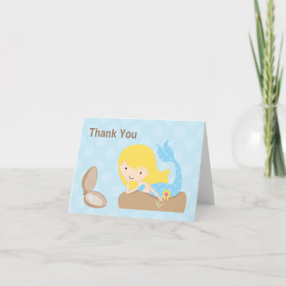 Mermaid Thank You Card