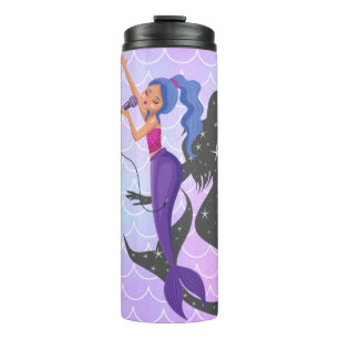 Mermaid thermal tumbler