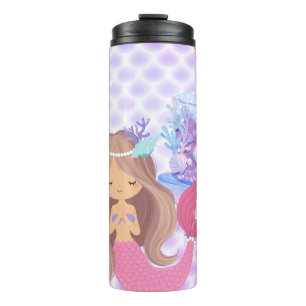 Mermaid thermal tumbler