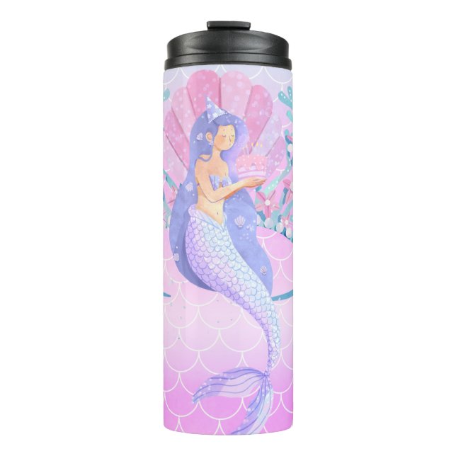 Mermaid  thermal tumbler (Front)