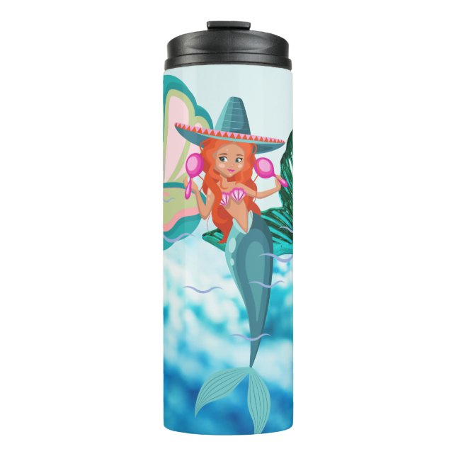 Mermaid  thermal tumbler (Front)