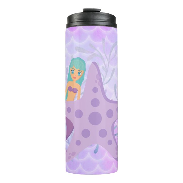 Mermaid  thermal tumbler (Front)