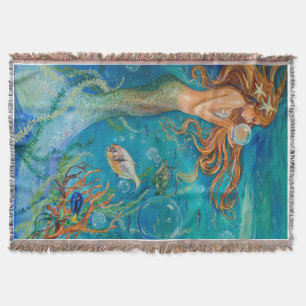 mermaid throw blanket