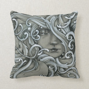 Mermaid Throw Pillow #1