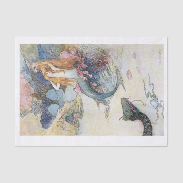 Mermaid Tissue Paper (Front)