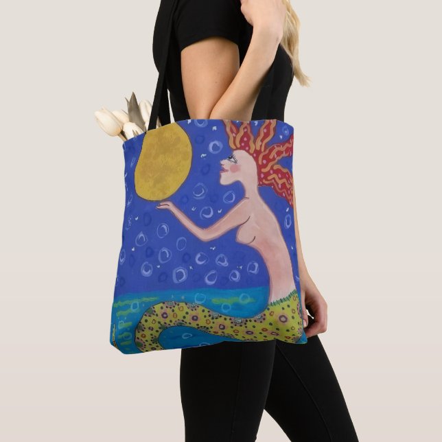 Mermaid Tote Bag (Close Up)