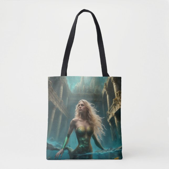 Mermaid  tote bag (Front)