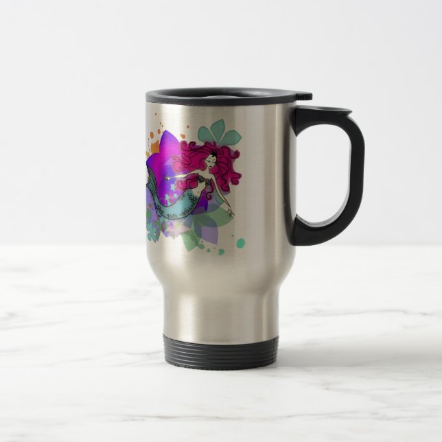Mermaid Travel Mug (Right)