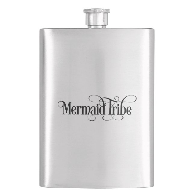 Mermaid Tribe Hip Flask (Front)