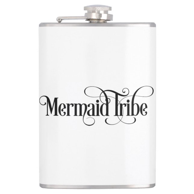 Mermaid Tribe Hip Flask (Front)