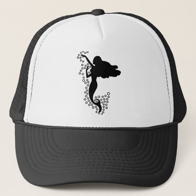 Mermaid Trucker Hat (Front)