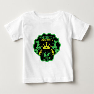 Mermaid Twin Sisters Baby T-Shirt