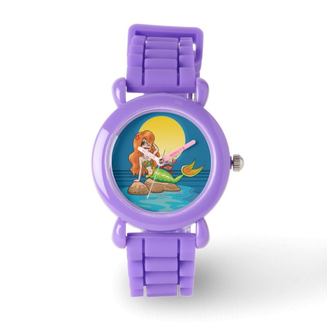 Mermaid under a Full Moon Watch (Front)