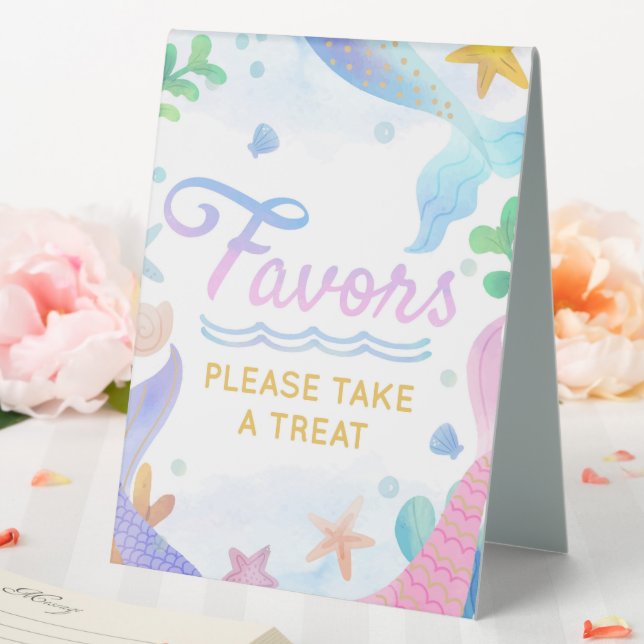 Mermaid Under The Sea Birthday Party Favour (In SItu (Wedding))