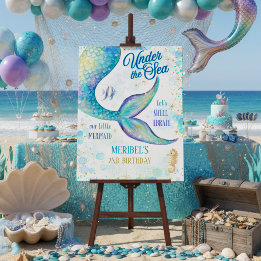 Mermaid Under the Sea Birthday Welcome