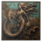 Mermaid Under The Sea Bronze 3D Effect Marine