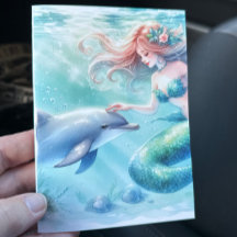 Mermaid Under the Sea Coastal