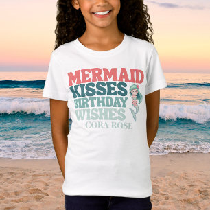 Mermaid Under the Sea Girls Birthday T-Shirt