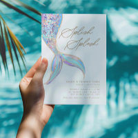 Mermaid Under the Sea Girls Blue Birthday Party