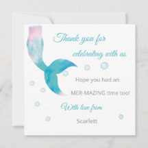 Mermaid Under The Sea Pastel Personalized