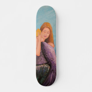 Mermaid Under The Sea Skateboard