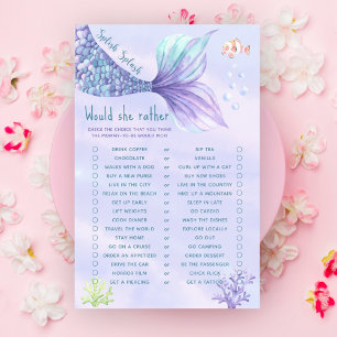 Mermaid Under the Sea Would she rather game