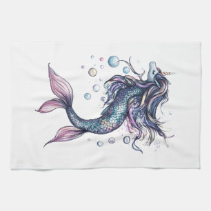 Mermaid Unicorn Hybrid (1) Tea Towel