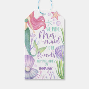 Mermaid Valentine Favour Tag