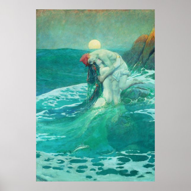 Mermaid Vintage Poster (Front)