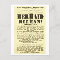 Mermaid Vintage Show Poster Oddity 