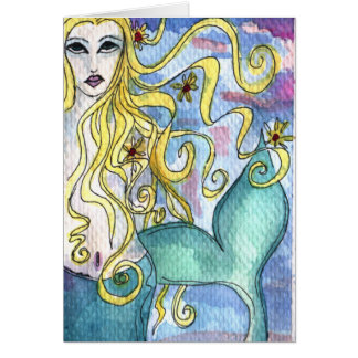 Mermaid Watercolor Painting