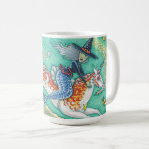 MERMAID WITCH, HALLOWEEN MERHORSE PONY CLASSIC MUG