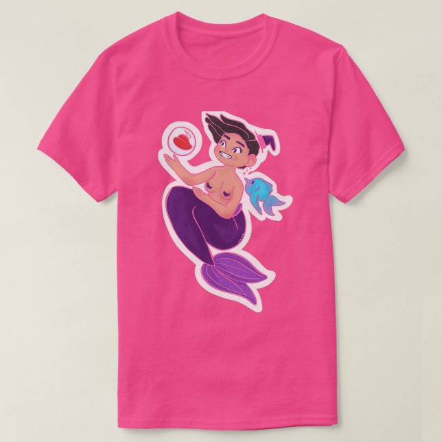 Mermaid Witch Sea Witch T-Shirt (Design Front)