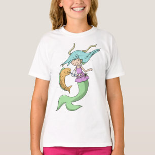 Mermaid with broken arm and cast cute T-Shirt