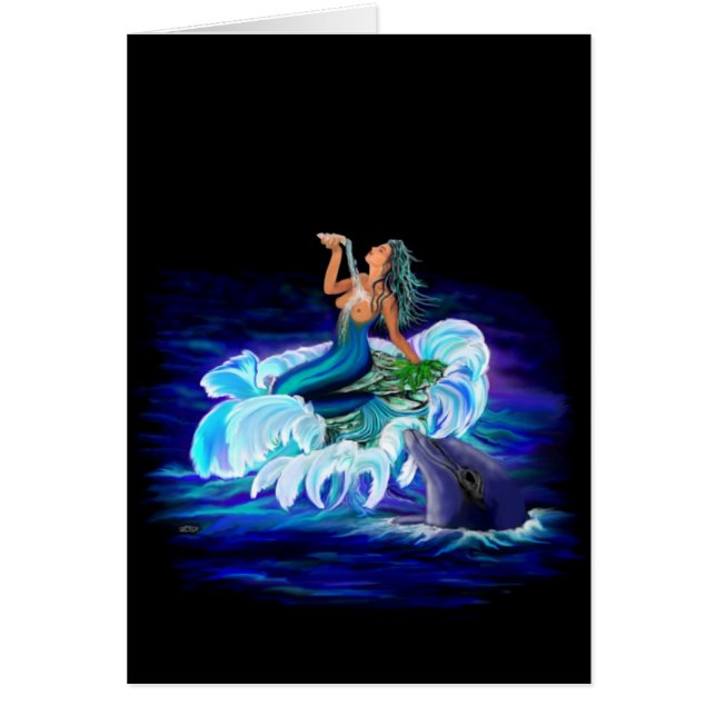 Mermaid with Dolphin (Front)