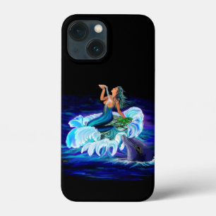 Mermaid with Dolphin iPhone 13 Mini Case