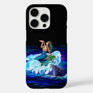 Mermaid with Dolphin iPhone 16 Pro Case