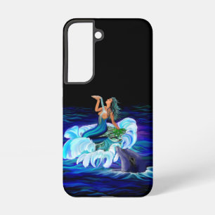 Mermaid with Dolphin Samsung Galaxy Case