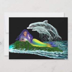 Mermaid with Dolphins
