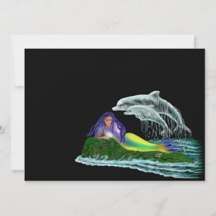 Mermaid with Dolphins