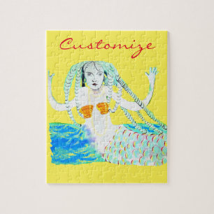 Mermaid with Dreadlocks Thunder_Cove Jigsaw Puzzle