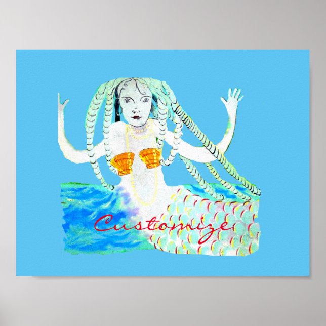 Mermaid with Dreadlocks Thunder_Cove Poster (Front)