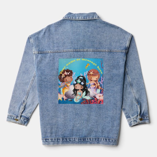 Mermaida Denim Jacket (Back)
