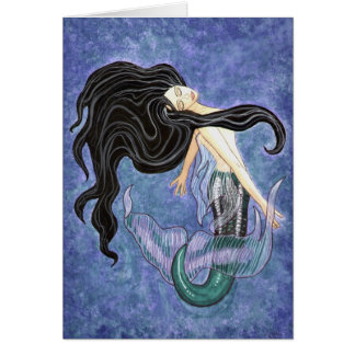 Mermaiden Blank Card