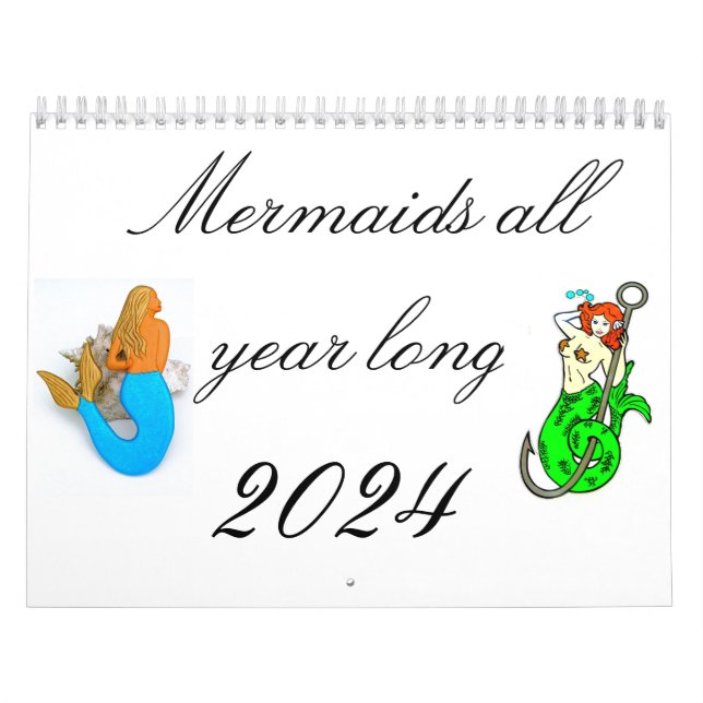 Mermaids all year long calendar (Cover)